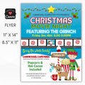 school pto pta christmas movie party invitation